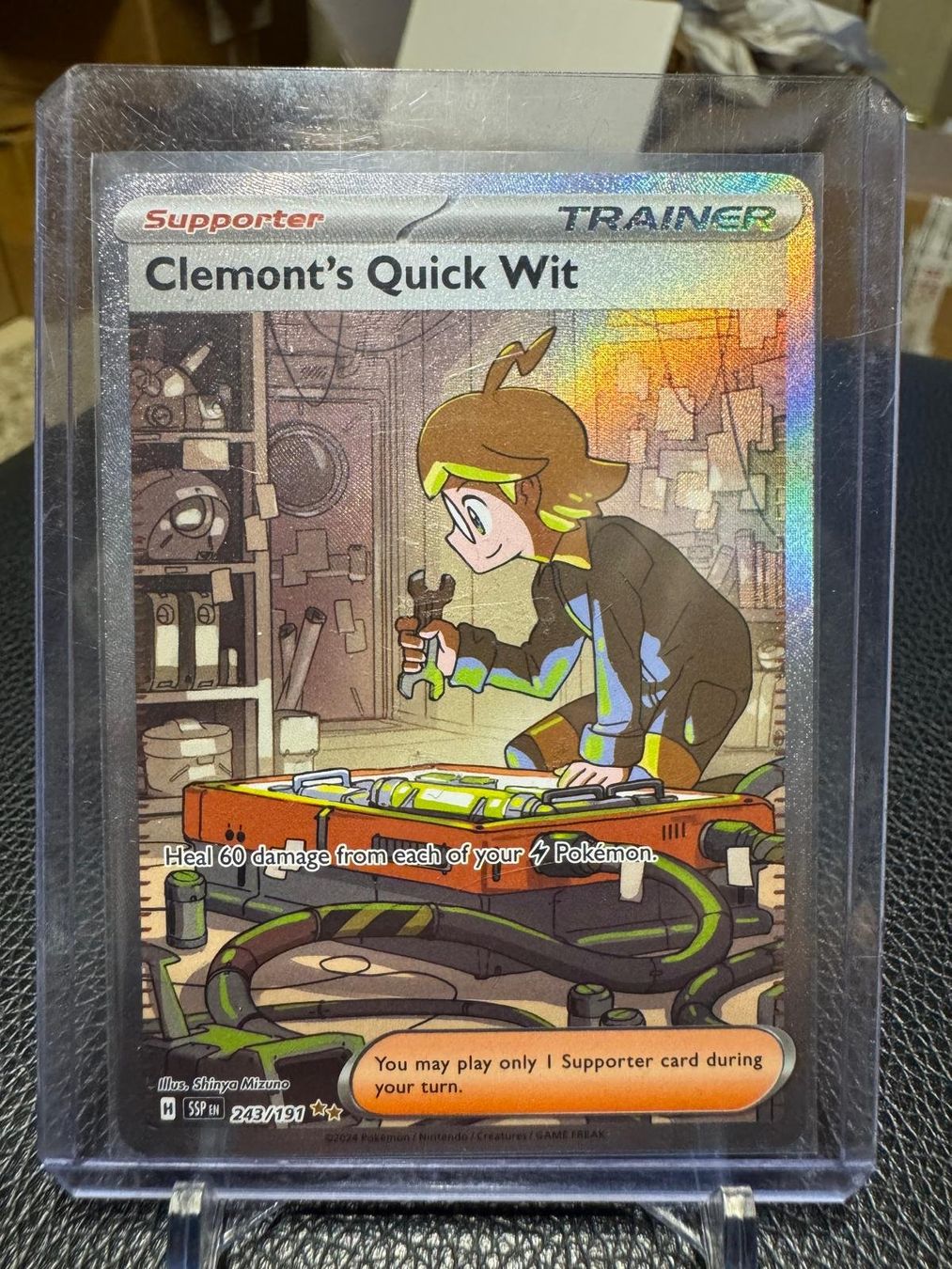 Pokémon Carte collezionabili: Clemont's Quick Wit | SIR | SSP 243/191 | EN – Usato da Spreitenbach venduto da Snacky96