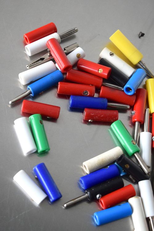 5er SET Bananen Bannanen Stecker Bananenkupplung Buchse