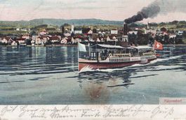 Wädenswil Dampfer 1904 vor Männedorf