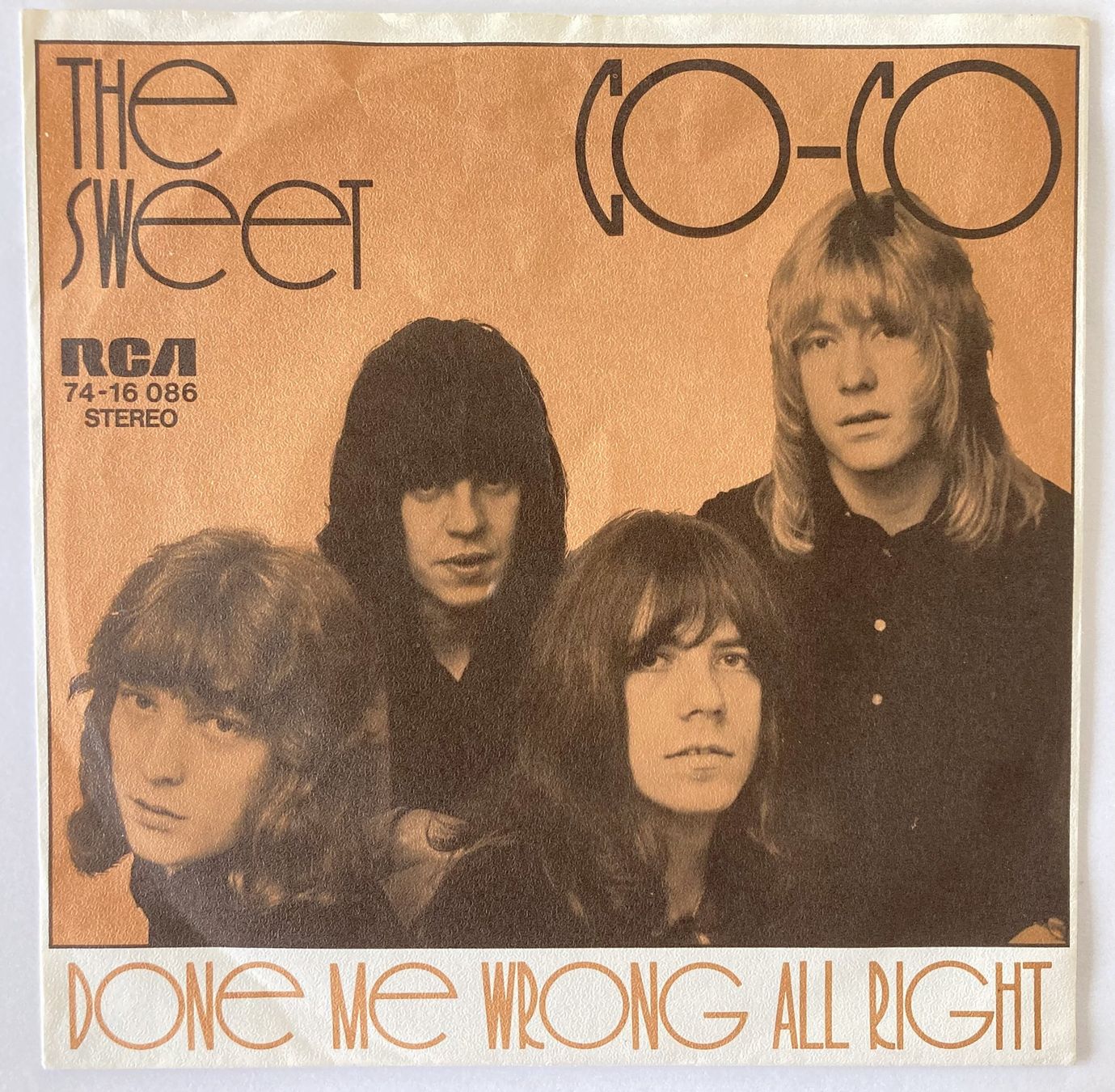 Vinyles: THE SWEET - CO-CO – D'occasion à Bottens par hotter-than-hell