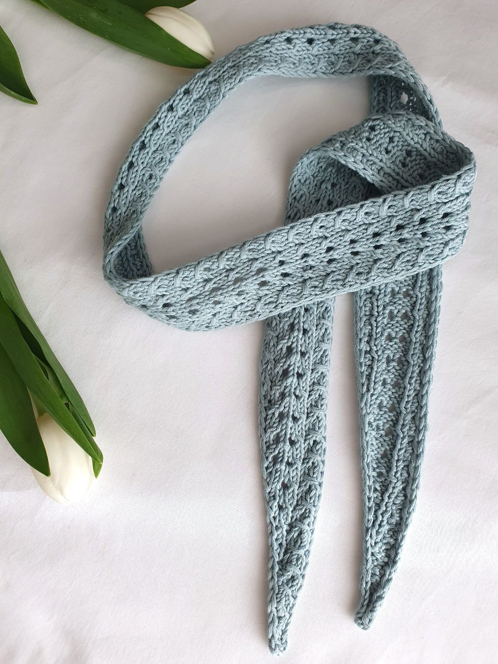 Foulard & Sciarpe: Mini scarf, Strickschal, Handgestrickt, Unikat, Geschenk – Nuovo e nell'imballaggio originale da Neunkirch venduto da Sandramay 1