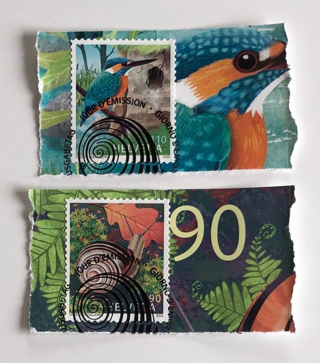 Tutti i francobolli: NEUE Briefmarken beide Werte aus MH – Usato da Winterthur venduto da SchatzchischtliWinti
