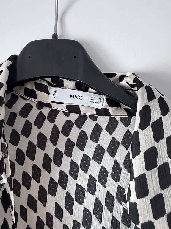 Vestiti: MANGO Midikleid schwarz-weiss gemustert XS – Usato da Zürich venduto da mar_lwx5 1