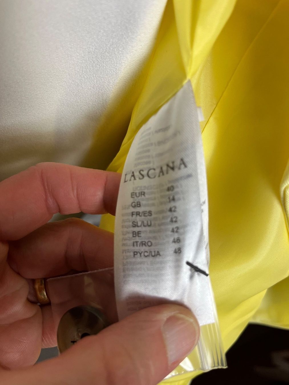 Giacche: Blazer, Lascana, Grösse 40, Farbe Hellgelb – Nuovo e nell'imballaggio originale da Rudolfstetten venduto da gst_g7xl 6