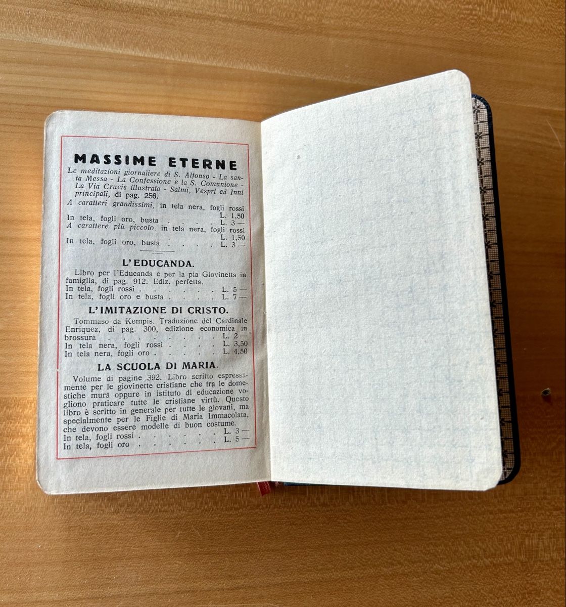 Libri: Livret de prières antique "Vegliate e pregate" – Usato da Lausanne venduto da TelmaLouise70 5