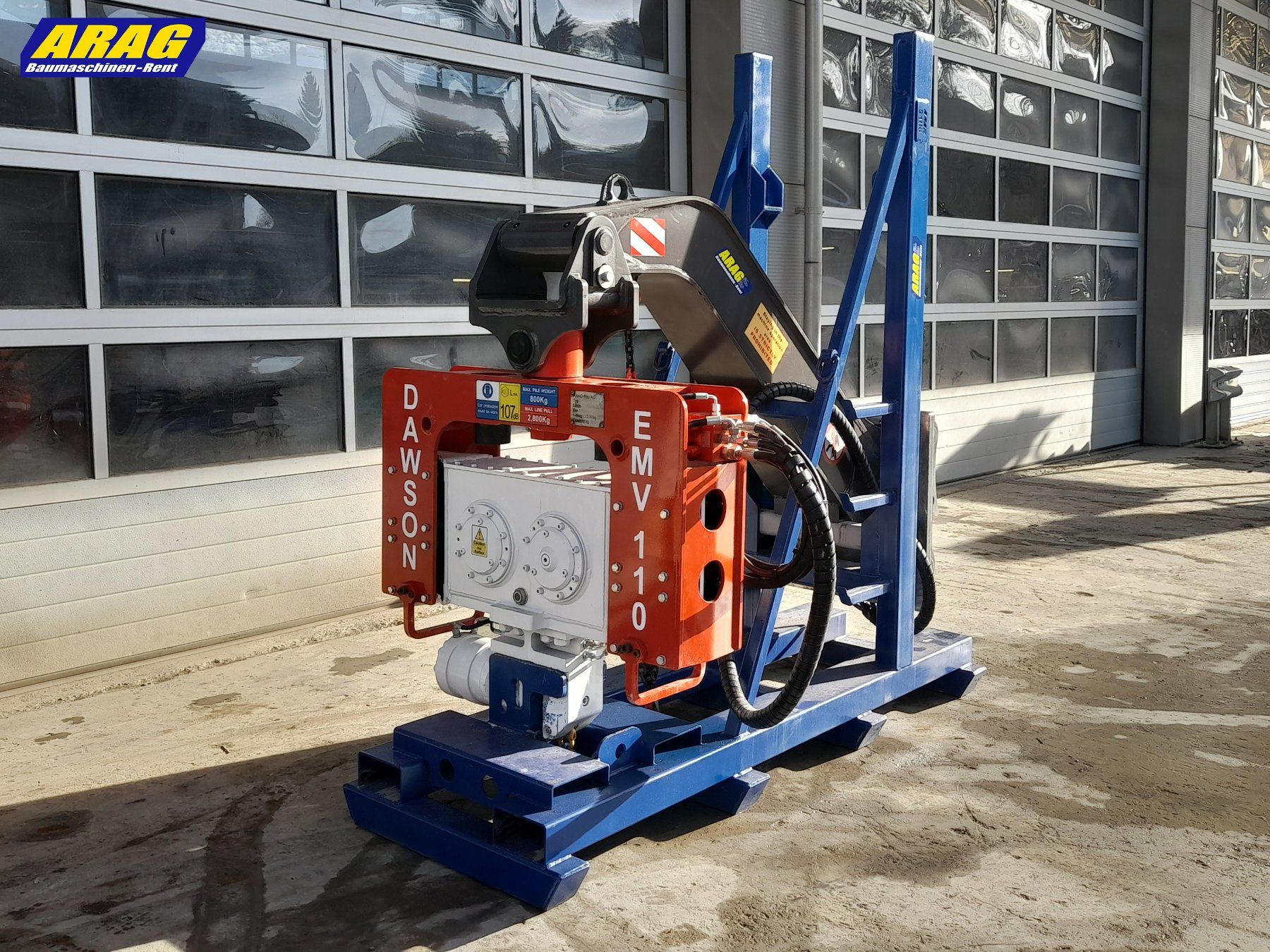 Accessoires tracteur, véhicule agricole: Dawson EMV110 Vibroramme – D'occasion à Hasle LU par Arag08 2