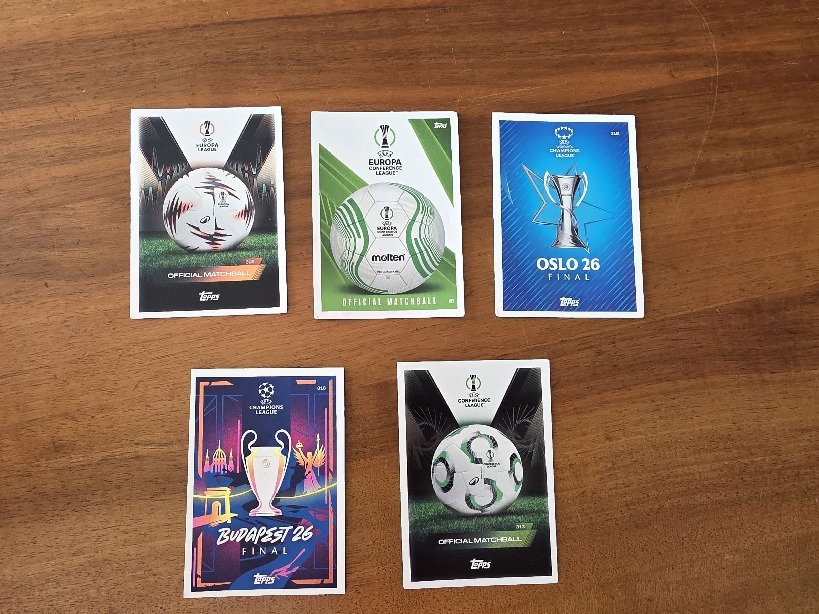 Sammelbilder & Trading cards: 5 Match Attax Karten  – Gebraucht aus Ortschwaben von Patrick1978