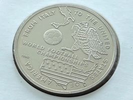 Republik Afghanistan 100 Afghanis 1990 unz WM Italy to USA R