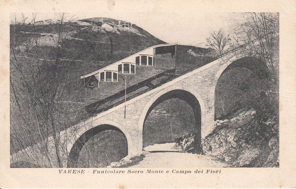 AK Varese Funicolare Sacro Monte e Campo dei Fiori 1920 Kaufen auf