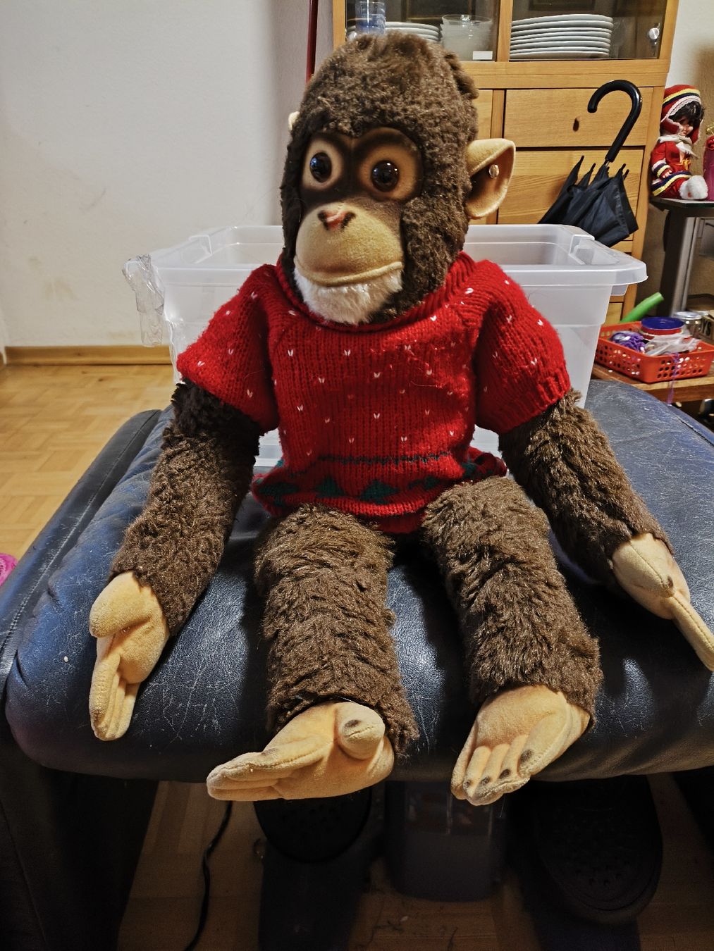 Steiff Giocattoli: alter Steiff Affe 53 cm – Usato da Gipf-Oberfrick venduto da hituliina