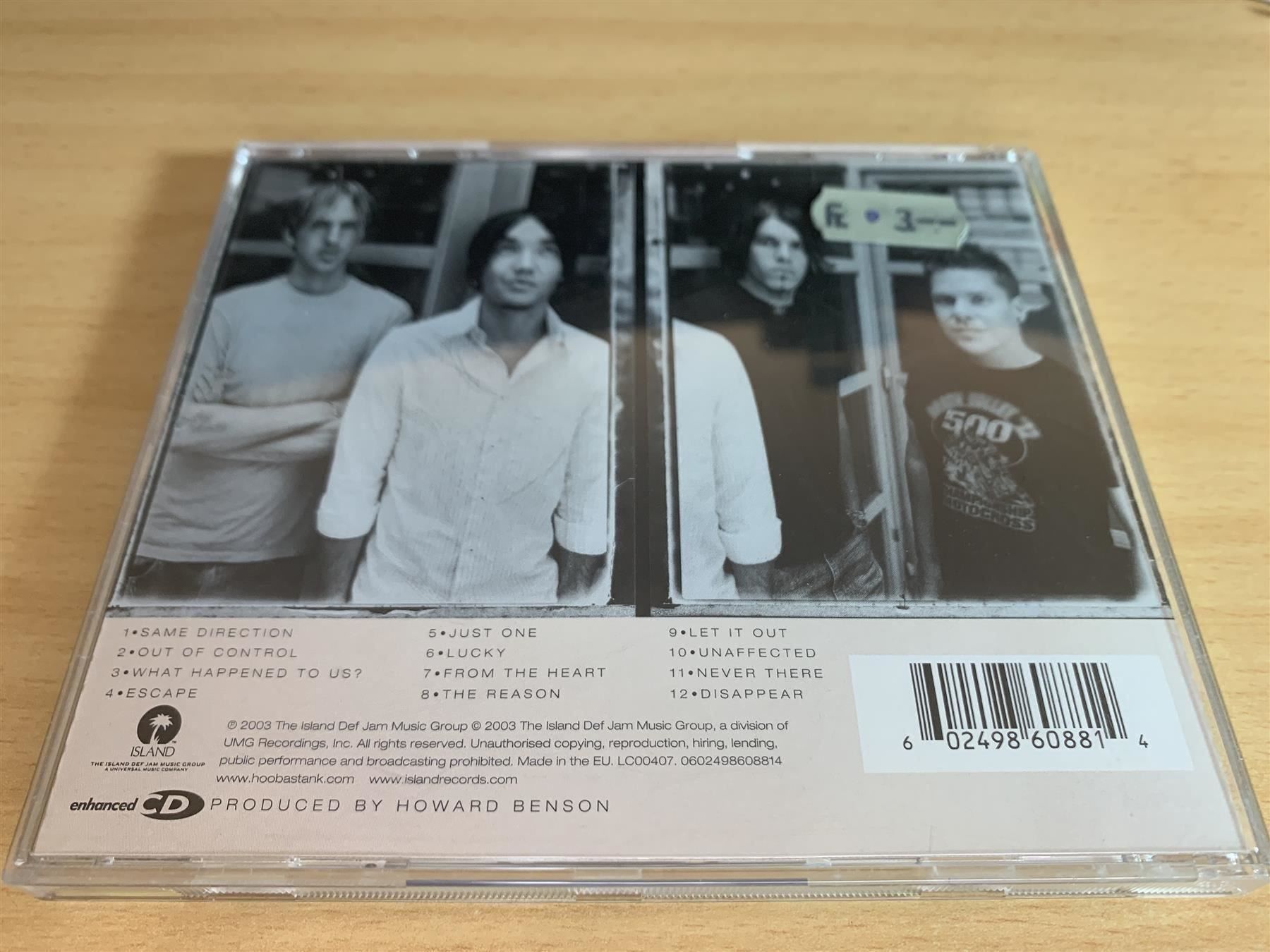 CD: Hoobastank – The Reason – Usato da Rikon im Tösstal venduto da Alpenmutz 1