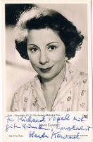 Herta Conrad 1928-2005 Autogramm Vintage Foto 9x14cm