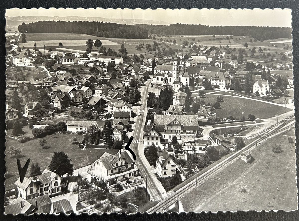 Cartoline postali: Flugaufnahme Eschenbach LU  – Usato da Horw venduto da Tellbub