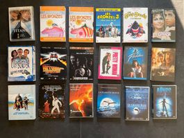 Lot de 18 coffrets de DVD