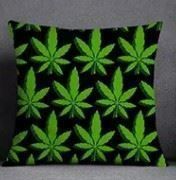 Kissenbezug Hanf Cannabis 45x45cm