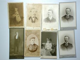 Lot 8 Antike Photos um 1900 auf Karton