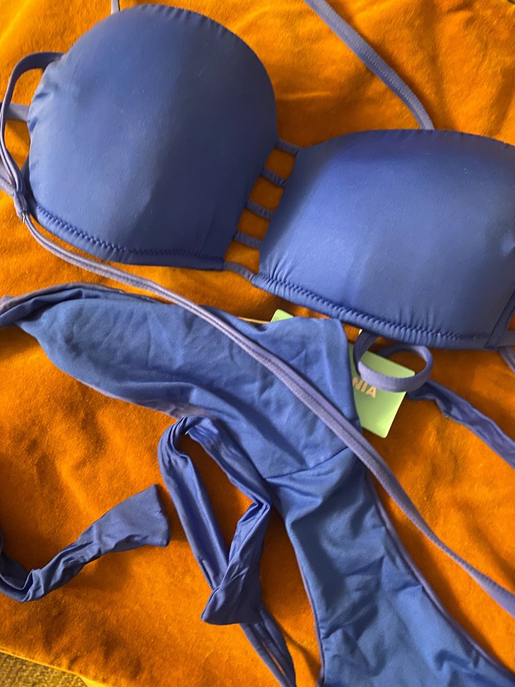 Calzedonia Costumi da bagno & Bikini: Neuer, blauer Bikini mit Details - Grösse 40 – Nuovo (secondo la descrizione) da Killwangen venduto da BeautysAndEmmas 7