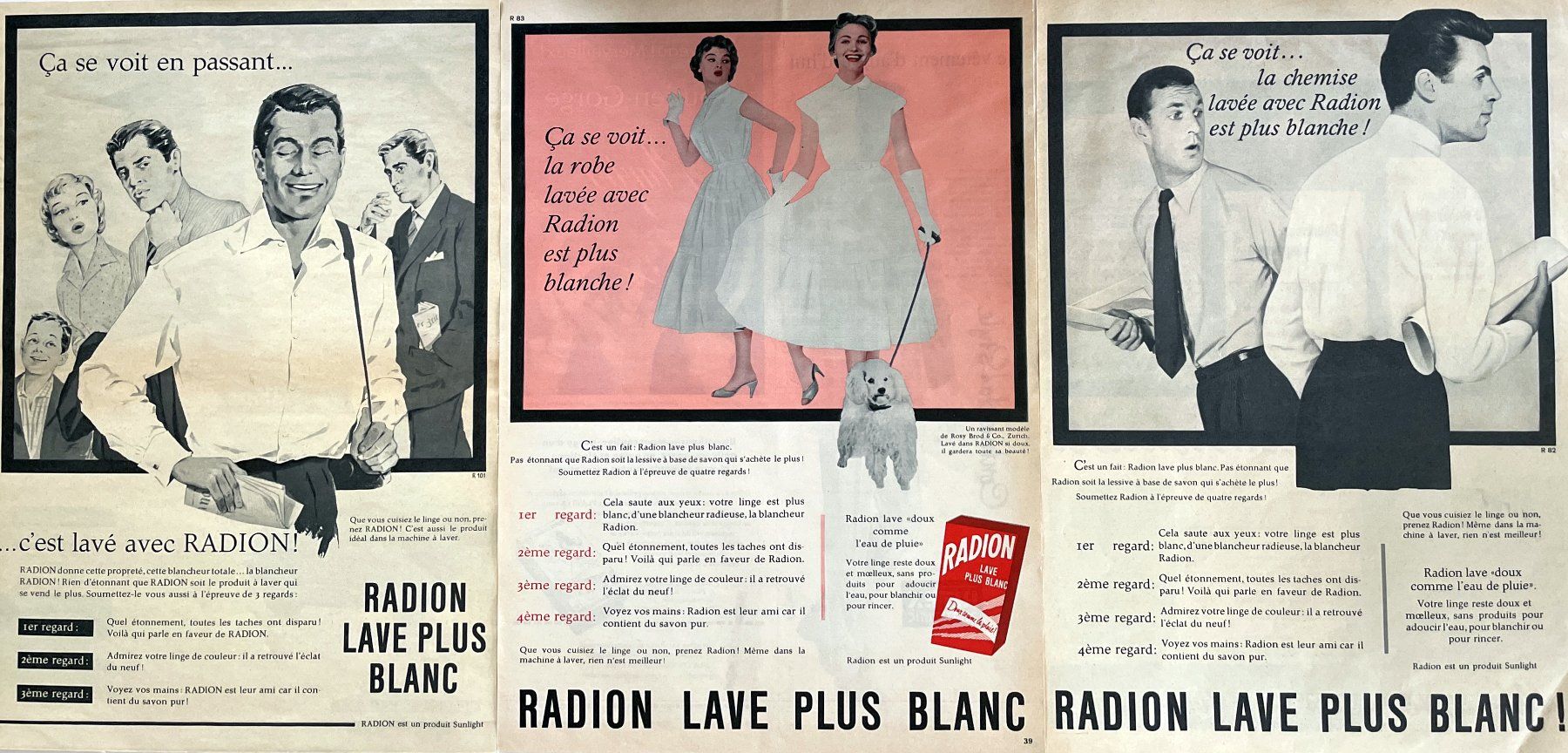 Grafica & Litografie: Alte Werbe Verpackung Radion ungeöffnet & Werbungen – Usato da Savagnier venduto da Ne2065 7