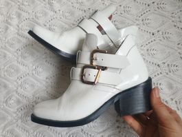 MIISTA LEDER 36 BOOTS STIEFELETTE 290 STIEFEL SCHUHE TOP