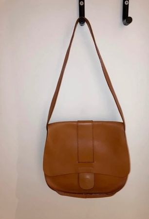 Benetton Leder Tasche Vintage Stil