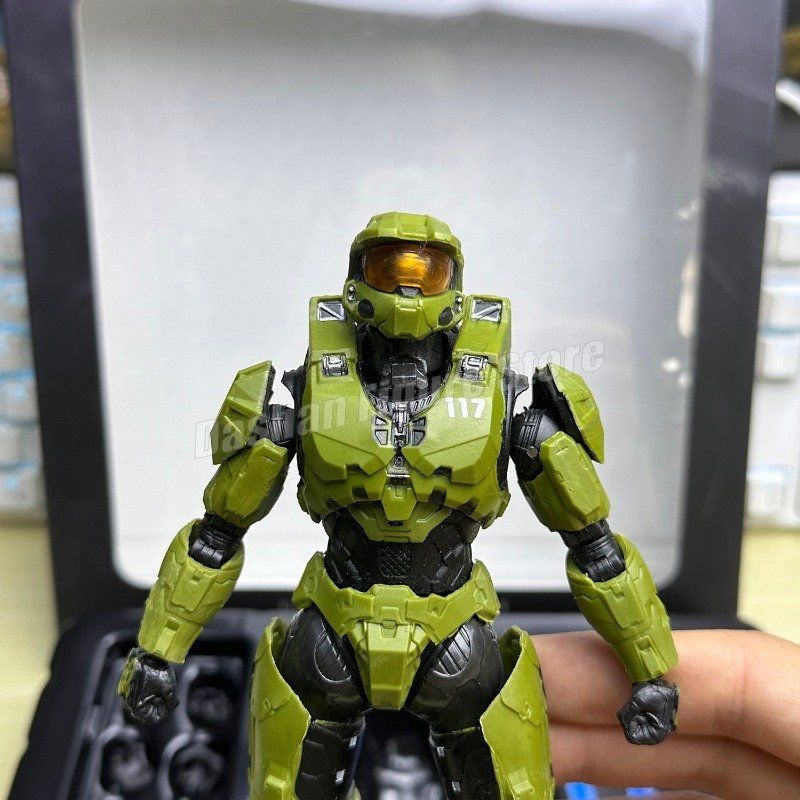 Statuette: Neu Halo Infinite Master Chief Action Figure Re-Edit – Nuovo (secondo la descrizione) da Glattbrugg venduto da har_jgc7 3
