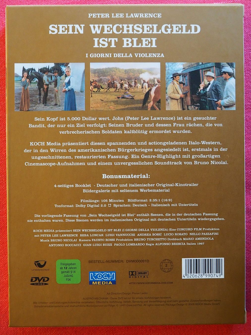 Alle DVDs: Sein Wechselgeld ist Blei / Peter Lee Lawrence – Gebraucht aus Chur von big_5zx8 1