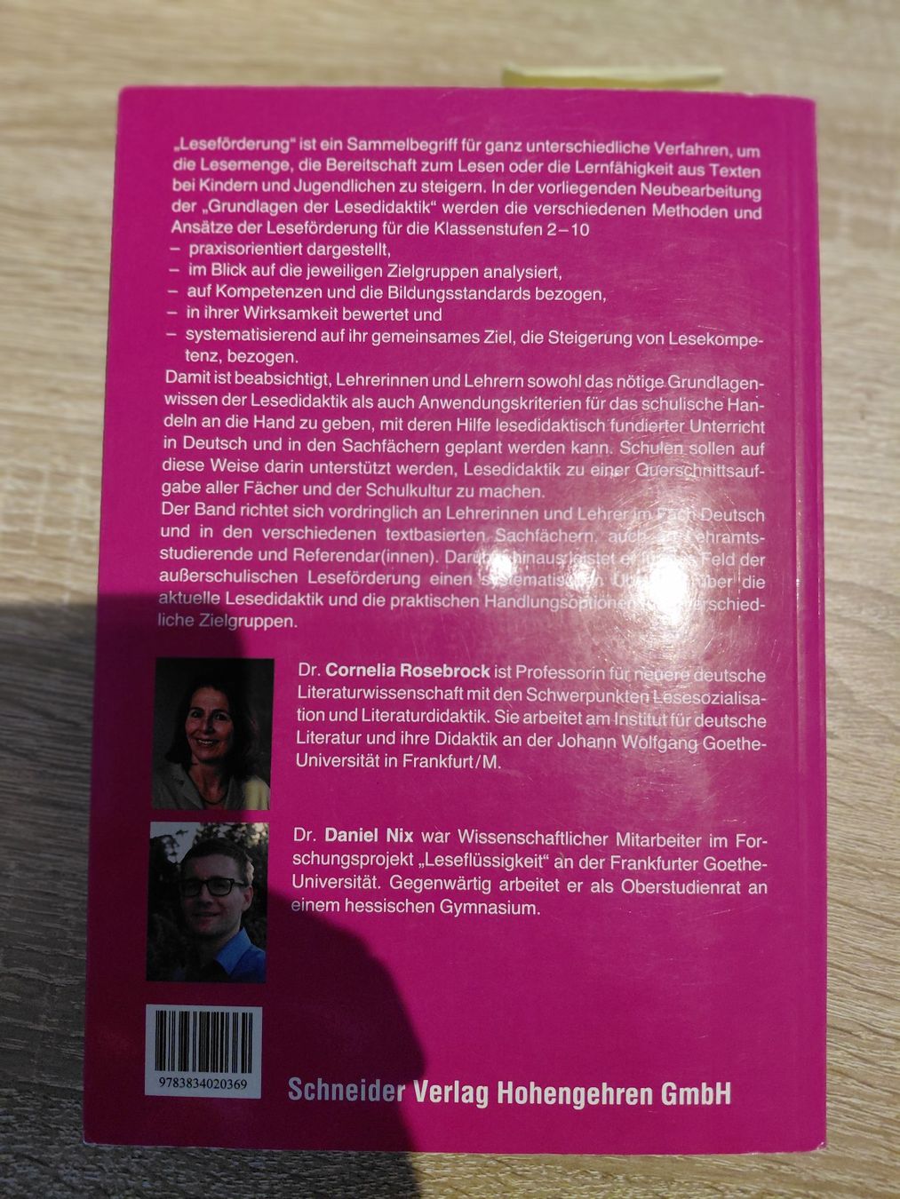 Bücher: Grundlagen der Lesedidaktik – Gebraucht aus Dietikon von Chadascha 1