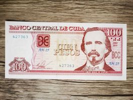 Cuba 100 Pesos 2014 UNC