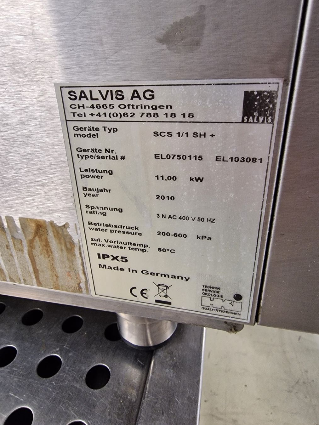 Elettrodomestici da cucina: salvis Steamer – Usato da Niederwangen BE venduto da HasGastrobedarf 6