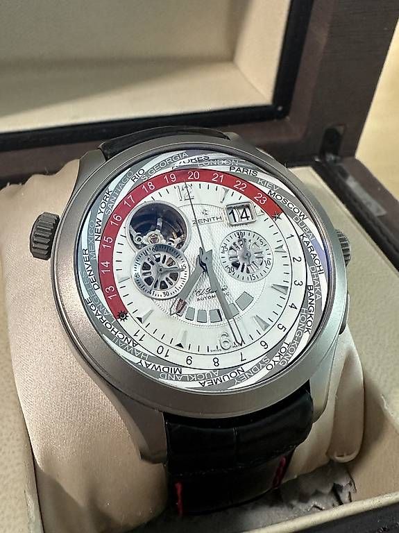 Zenith Orologi: Zenith El Primero Grande Class Multicity Traveller – Usato da Zürich venduto da timeio-swapwatch 2