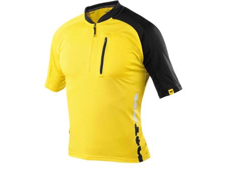 MAVIC Bike Shirt NOTCH GRAPHIC gelb-schwarz Gr. M - 180234