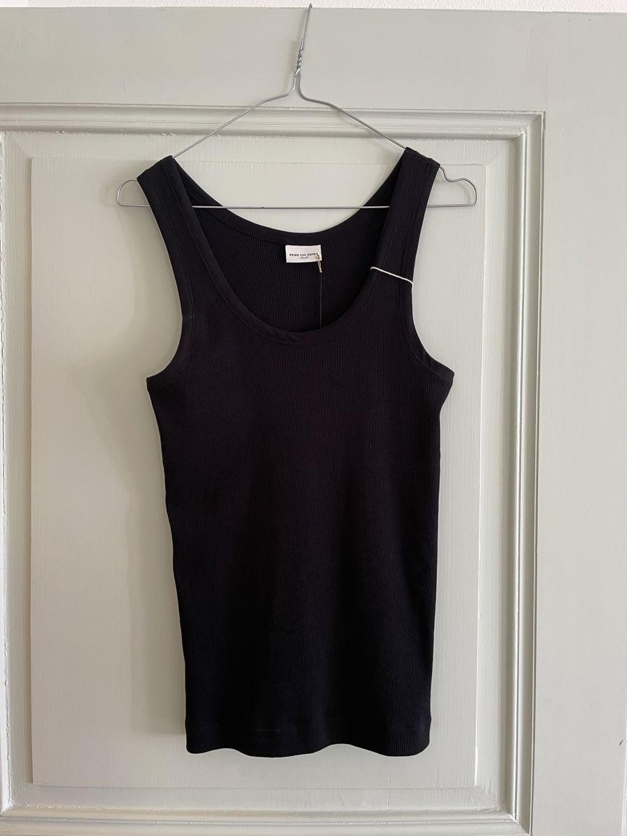 Top: Dries Van Noten Tank Top schwarz Grösse S – Nuovo (secondo la descrizione) da Basel venduto da mattt