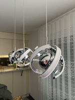 Moderne LED Design-Hängeleuchte Chrom – 3-flammig – sehr gut