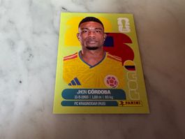 Panini Fifa Fussball WM 2026 Sticker Jhon Cordoba COL 18