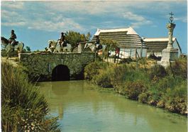 IMAGE DE FRANCE POSTKARTE PONT DU MORT, CABANES ET LA CROIX