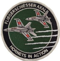 Fliegerschiessen Axalp - Hornets in Action! Stoff mit Klett