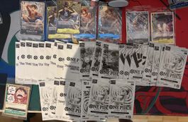 XXL One Piece Card Game Bundles und Karten