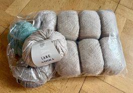 Lang Yarns AMIRA  8 Knäuel + 2 angefangene