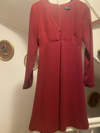 Twinset Kleid midi Gr. S, bordeauxrot, elegant