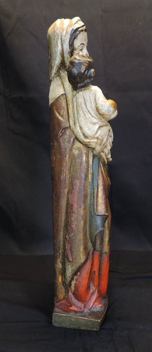 Statuette: Alte Madonna mit Kind, Schnitzerei, Heiligenfigur – Usato da Duggingen venduto da doogbua 4