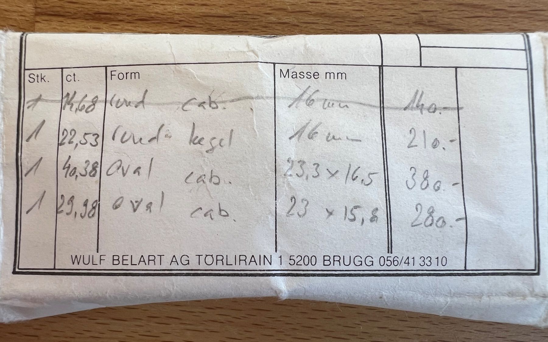 Pietre preziose: 3 grosse wunderschöne Mondsteine ab 580.- anstatt 800.- – Usato da Allschwil venduto da Herzundgast 1
