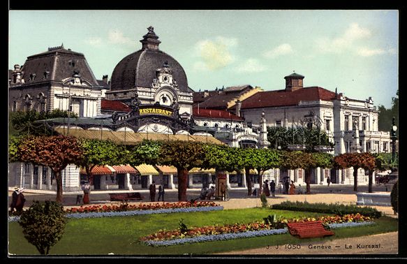 Cartoline postali: AK Genève, Le Kursaal – Usato da Berlin venduto da bartko-reher