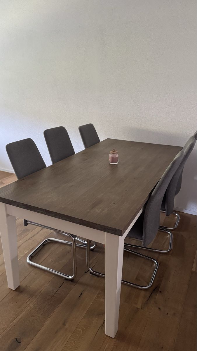 Set di tavolo e panche: Tisch mit 6 Stühlen – Usato da Niedergösgen venduto da pai_6866