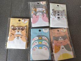 5 Pack süssi Notizzettel Set Tüere 3er Set Neu