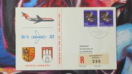 CL36 Enveloppe + Timbre Suisse - Theme Aviation 1969
