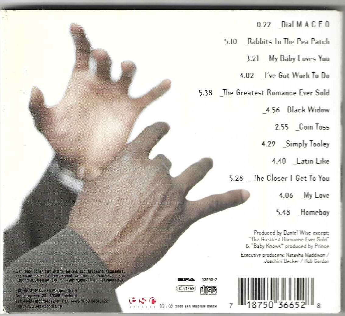 CD: Maceo Parker ‎– Dial: Maceo – Usato da Genève venduto da CDLPBookS 1