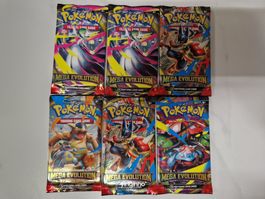 6x Pokémon Mega Evolution Booster – Sealed EN