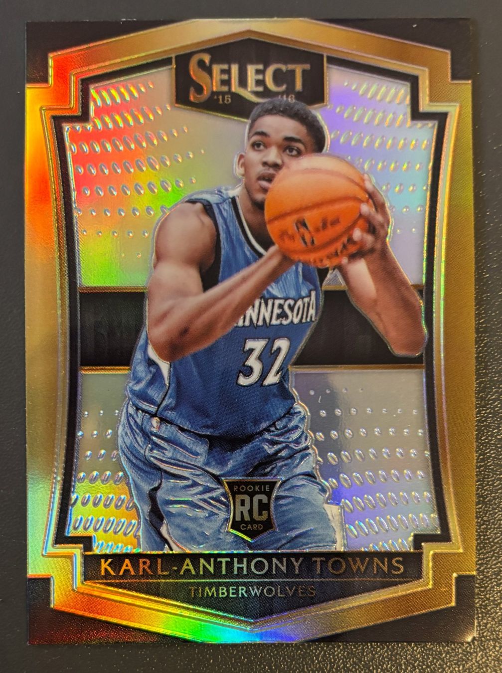 Nba Carte collezionabili: Karl-Anthony Towns 2015 Select Silver Parallel Rookie Knicks – Nuovo (secondo la descrizione) da Muri b. Bern venduto da winningloser 1