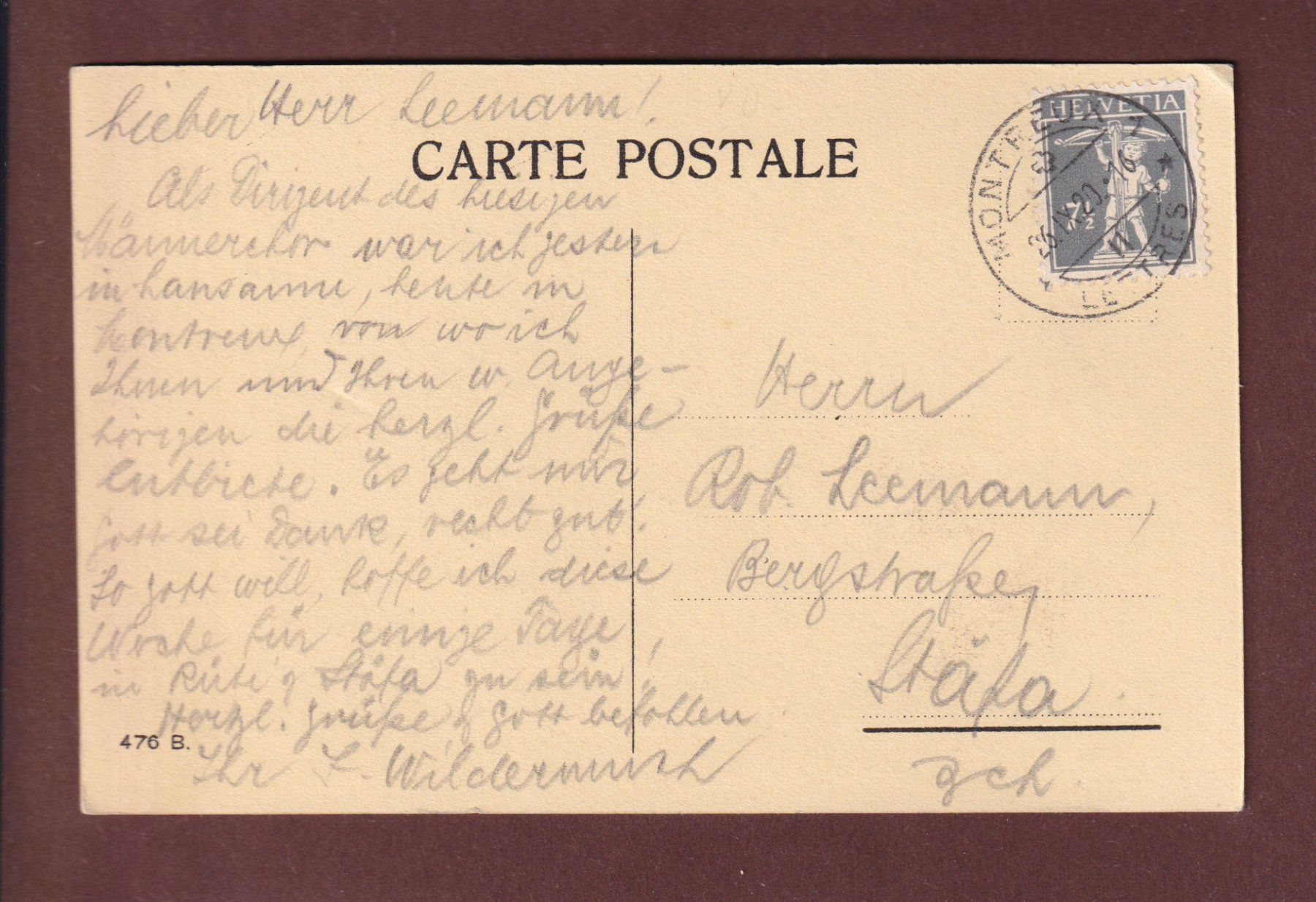 Cartes postales: LAUSANNE - Grand Pont - 1920 – D'occasion à Pully par nicecards 1