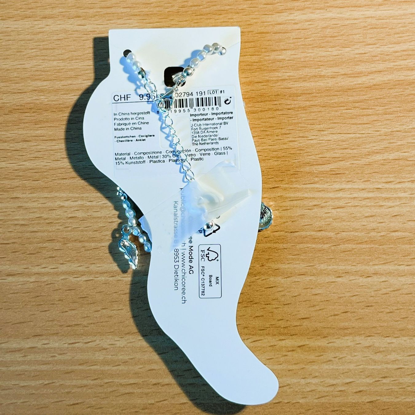 Ketten: Fusskette – Neu (gemäss Beschreibung) aus Amlikon-Bissegg von riestig 1
